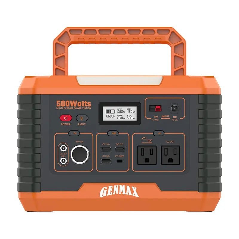 Load image into Gallery viewer, GENMAX MP500 500 Watt Portable Power Station
