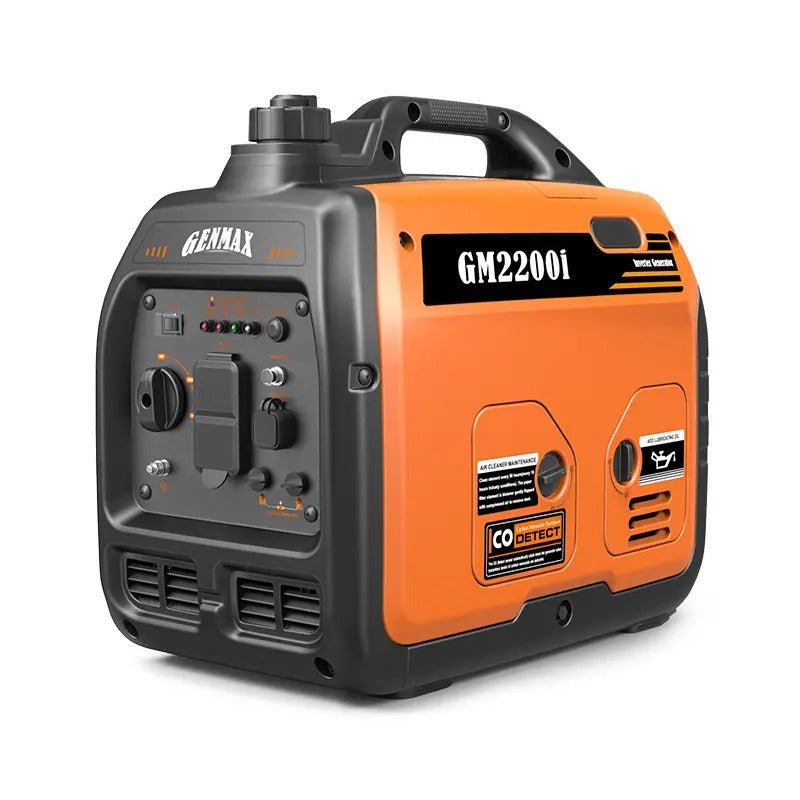 Load image into Gallery viewer, GENMAX GM2200i 2200 Watt Gasoline Inverter Generator with CO Detect
