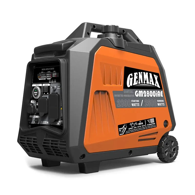 Load image into Gallery viewer, GENMAX GM2800iAE 2800 Watt Gasoline Inverter Generator with CO Detect
