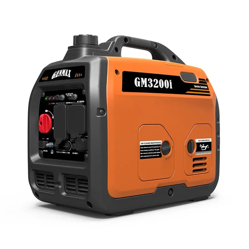 Load image into Gallery viewer, GENMAX GM3200i 3200 Watt Gasoline Inverter Generator with CO Detect
