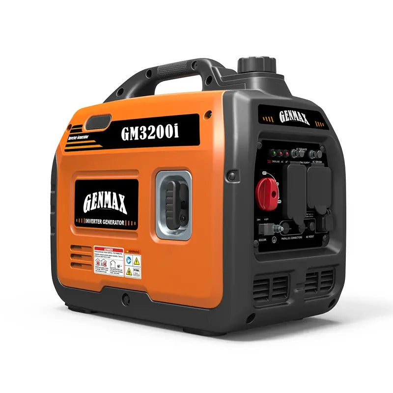 Load image into Gallery viewer, GENMAX GM3200i 3200 Watt Gasoline Inverter Generator with CO Detect
