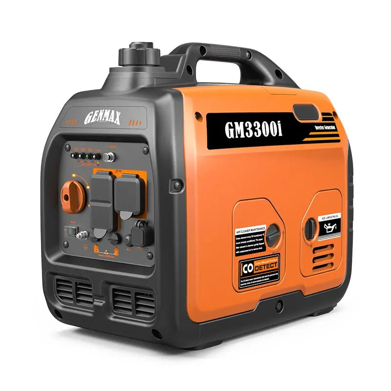 Load image into Gallery viewer, GENMAX GM3300i 3300 Watt Gasoline Inverter Generator with CO Detect
