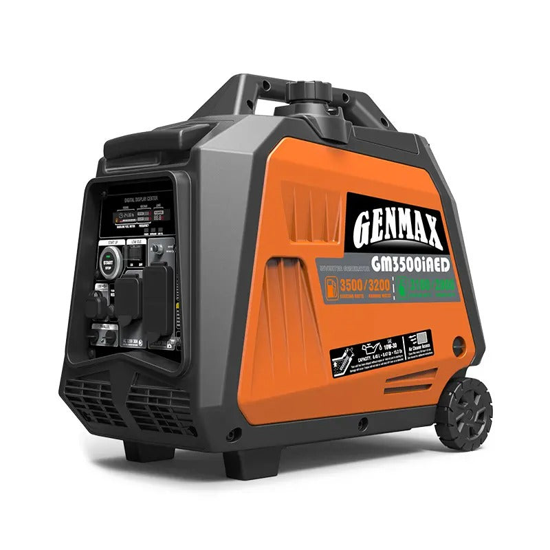 Load image into Gallery viewer, GENMAX GM3500iAED 3500 Watt Dual Fuel Inverter Generator with CO Detect
