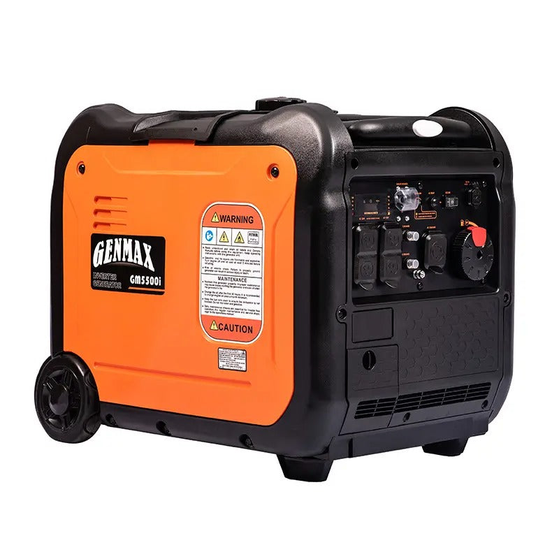 Load image into Gallery viewer, GENMAX GM5500i 5500 Watt Gasoline Inverter Generator with CO Detect
