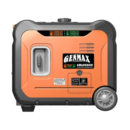 GENMAX GM6000iED 6000 Watt Dual Fuel Inverter Generator with CO Detect