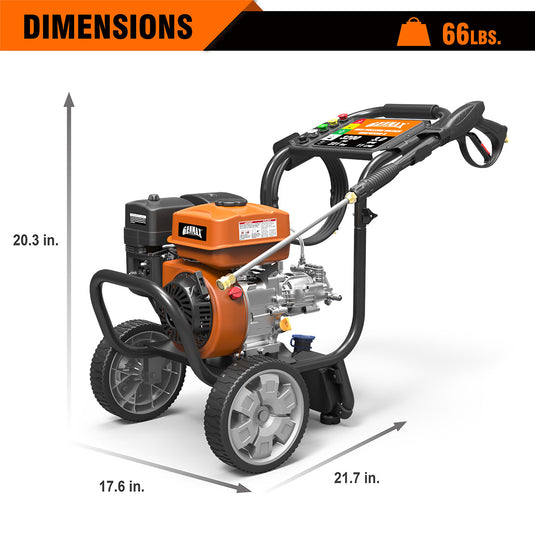 GMGPW3200-B 3200 PSI Gas Pressure Washer