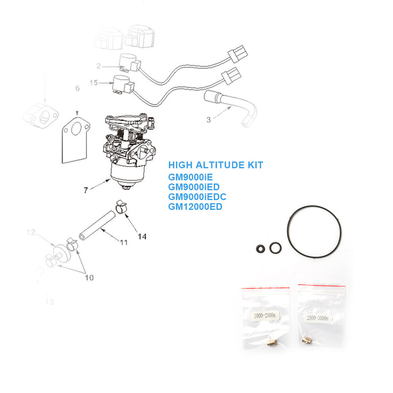 Load image into Gallery viewer, GENMAX High Altitude Kit for inverter generator GM9000iE/ GM9000iED/ GM9000iEDC/ GM12000ED
